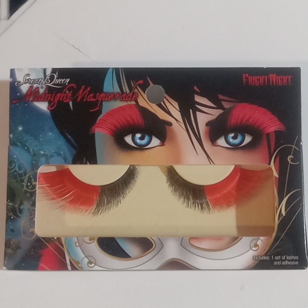 Fright Night Midnight Masquerade Eyelashes. NWT